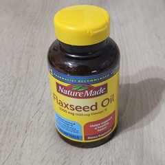 Nature Organic Flaxseed Oil 1000mg Omega 3 100 Softgels exp 04/2028