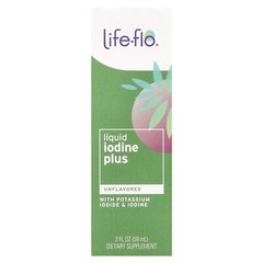 Liquid Iodine Plus, With Potassium Iodide & Iodine, Unflavored, 2 fl oz (59 ml)