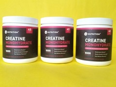 X3 SEALED) 360 NUTRITION pure micronized creatine 5000 (8 OZ) 45 SERVINGS 5/28