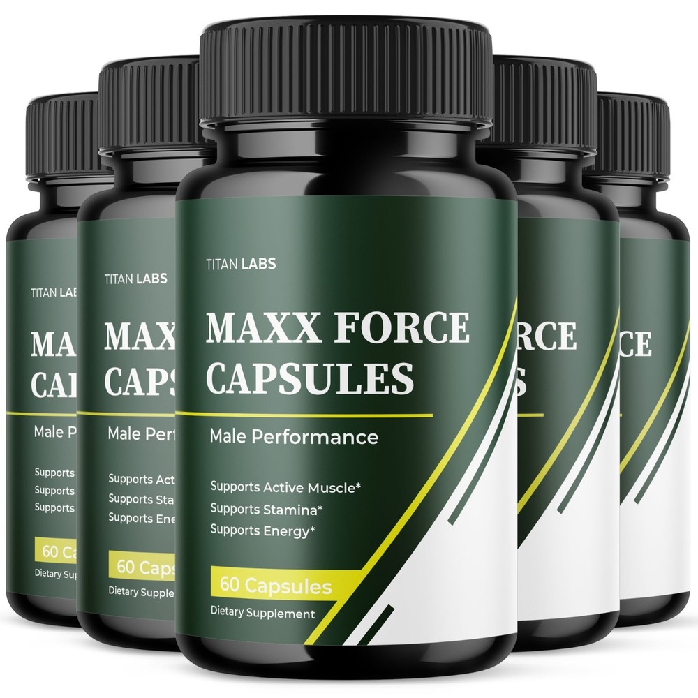 (5 Pack) Maxx Force Advanced Male Health Support Formula MaxxForce 300 Capsules