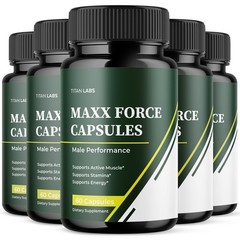 (5 Pack) Maxx Force Advanced Male Health Support Formula MaxxForce 300 Capsules