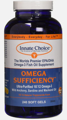 Innate Choice, Omega Sufficiency Lemon 240 Capsules
