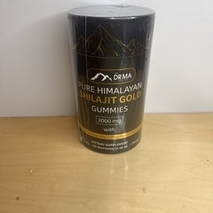 2 Pck DR.MA PURE HIMALAYAN SHILAJIT GOLD GUMMIES 3000 mg 80Gummies.Exp.2026/11/1