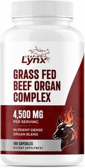 Grass Fed Beef Liver Capsules 4,500 mg– Desiccated Beef Liver Supplement– 180…