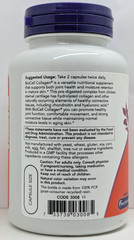 NOW BioCell Collagen Hydrolyzed Type II 60 Servings 120 Capsules Exp 7/27 SEALED