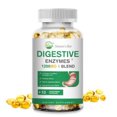 Digestive Enzymes Capsule, 1200mg, Constipation & Bloating Relief 120 vegan Caps