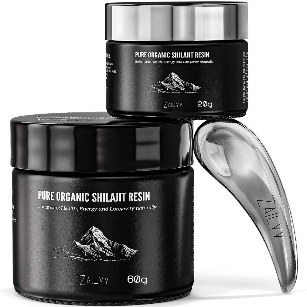 Pure Himalayan Organic Shilajit Resin 80g Fulvic Acid Energy Vitality Booster