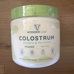 Wondercow Colostrum Restore & Revitalize Powder Matcha