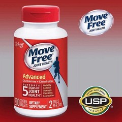 Move Free Glucosamine Chondroitin Joint Health Supplement 200 Tablet Bone Suport