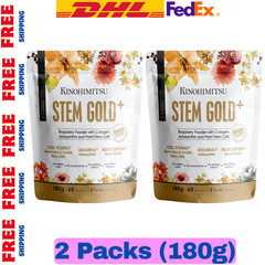 2 packs x KINOHIMITSU Stem Gold + Collagen 180g – Improves Skin Elasticity
