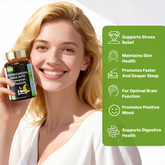 5-HTP, Ashwagandha, GABA+12 Ingredients for Sleep Aid, Relaxation & Rejuvenation