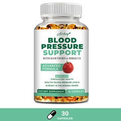 Blood Pressure Support – Hawthorn, Hibiscus – Heart and Blood Pressure Support