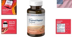 Papaya Enzyme 250 Chewable Tablets – & Gluten-Free Digestive Aid