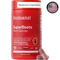 Superbeets Beet Root Capsules Quick Release 1000Mg, Helps Support Nitric Oxide P