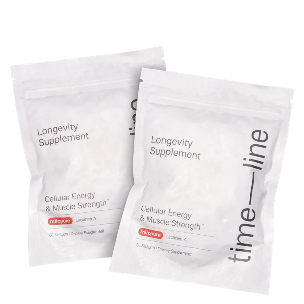 Longevity Time-Line Supplement Mitopure Urolithin A 120 Softgels