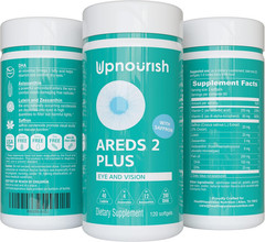 Upnourish AREDS 2+ – Advanced Eye Vitamin Supplement for Macular Health and Dry