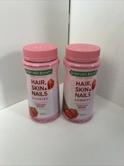 (2-Pk) Nature’s Bounty Optimal Solutions Hair Skin Nails Gummies 90 Ct. 06/2026