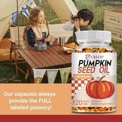 Pumpkin Seed Oil – Support Prostate, Urinary & Bladder Health, for Hair Growth