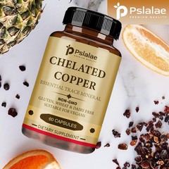 Chelated Copper – Essential Trace Mineral, Vegetarian, Non-GMO, Gluten Free