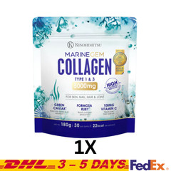 1 X KINOHIMITSU Marine Gem Collagen 180g – Firm Tighten & Whiten skin