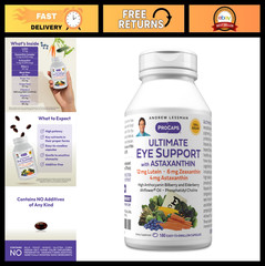 Ultimate Eye Support Softgels – 180 Count | Lutein, Zeaxanthin, Astaxanthin & Bi