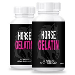 Horse Gelatin – Horse Gelatin Mens Capsules (2 pack)