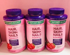 Nature’s Bounty HAIR,SKIN AND NAILS Advanced 230 Gummies (3 x 230), 2 x Biotin