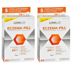 Loma Lux Laboratories Eczema Pill Natural Berry 60 tabs (Pack of 2)