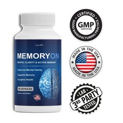 (5 Pack)MemoryOn Advanced Mind Memory & Cognitive Support Pills Genuine MemoryOn
