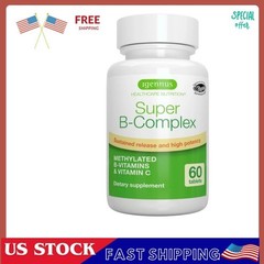 Igennus Super B-Complex Methylated B Vitamins, 60 Small Tablets