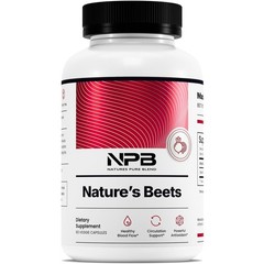 Organic Beet Root Powder Capsules 60 Count Supplements & Beet Root Juice Powder