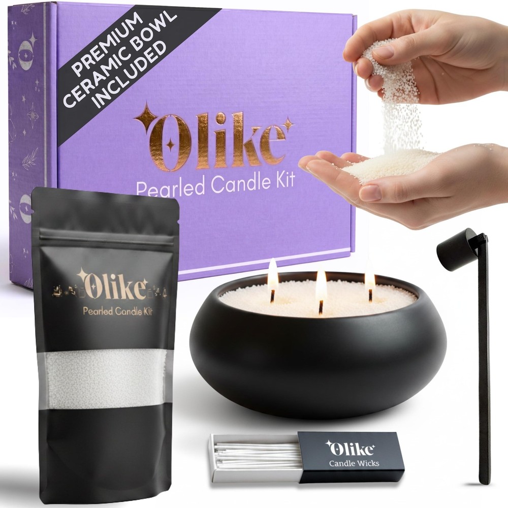 Olike – Sand Candles with Wicks – Pearled Candle Sand for DIY Candles R