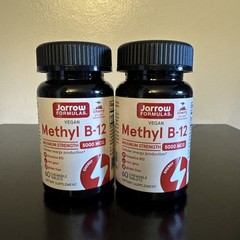 Jarrow Formulas Methyl B-12 5000 Mcg Cherry Flavoured – 120 Chewable Tablets