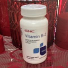 GNC Vitamin B-2 Riboflavin 100 mg w/ Calcium Gluten-Free 100 Tablets