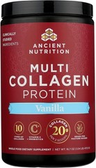 Ancient Nutrition Multi Collagen Protein Powder Vanilla 45 Servings Hydrolyzed