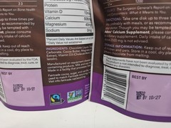 Adora Calcium Supplement Disk Dark Chocolate 30 Counts ( 2 Packs)