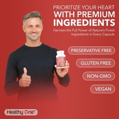 “Support Healthy Cholesterol, Blood Pressure & Circulation – 60 Capsules”