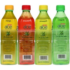 Hydrating Aloe Vera Drink Variety Pack, 8 Bottles – Healthy & Delicious Flavors