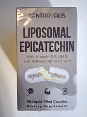 Liposomal Epicatechin 800mg 90 Capsules Vitamin D3 HMB Ashwagandha Supplement
