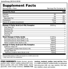 Animal Advanced Omega 3