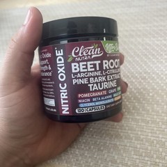 Clean Nutra Beet Root L Arginine Citrulline Nitric Oxide 120 Vegan Caps