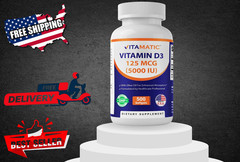 Vitamin D3 5000 IU Olive Oil Softgels | 500 Count, Non-GMO