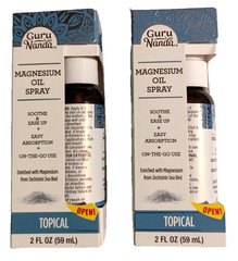 GuruNanda Magnesium Oil Spray – Quick Muscle Relief & Soothing Aches (2 BOTTLES)