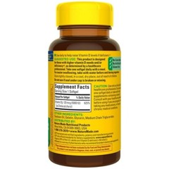Nature Made Extra Strength Vitamin D3 5000 IU (125 mcg) Softgels, 100 Count