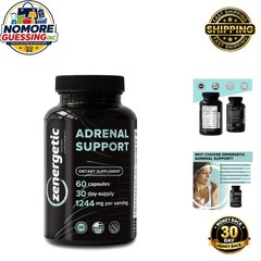 Cortex Calm: Adrenal Support Supplements with Ashwagandha & Rhodiola for 60 Days