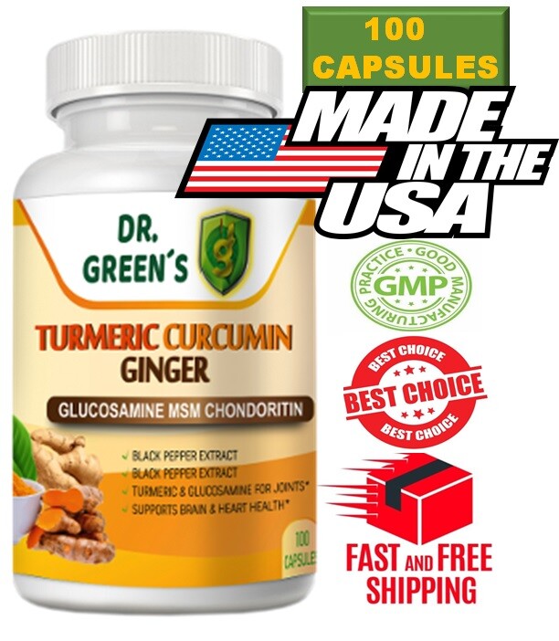Turmeric curcumin 95% highest potency with black pepper for fast absorption 2600