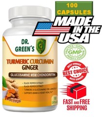 Turmeric curcumin 95% highest potency with black pepper for fast absorption 2600
