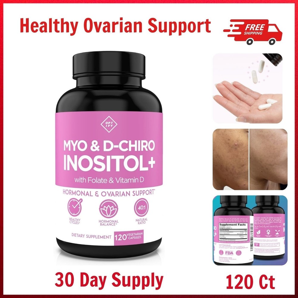 Premium Inositol Supplement, Healthy Hormone Balance & Healthy Ovarian Support