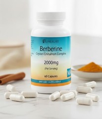 Berberine Capsules with Ceylon Cinnamon 2000mg , Fresh Stock/