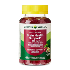 Brain Health Support Vegetarian Gummies for Cognitive Support, Ch